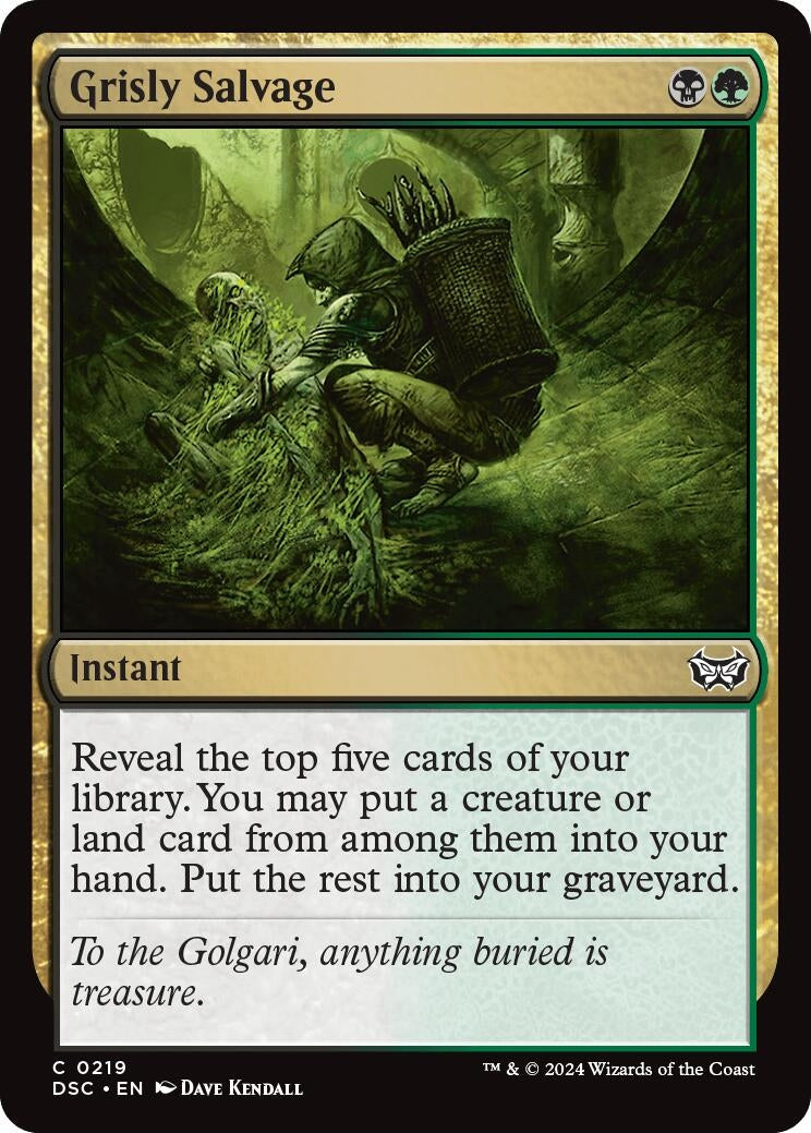 Grisly Salvage (219) [CSK]