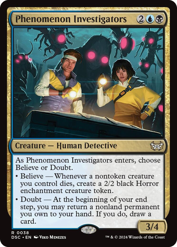 Phenomenon Investigators (38) [CSK]