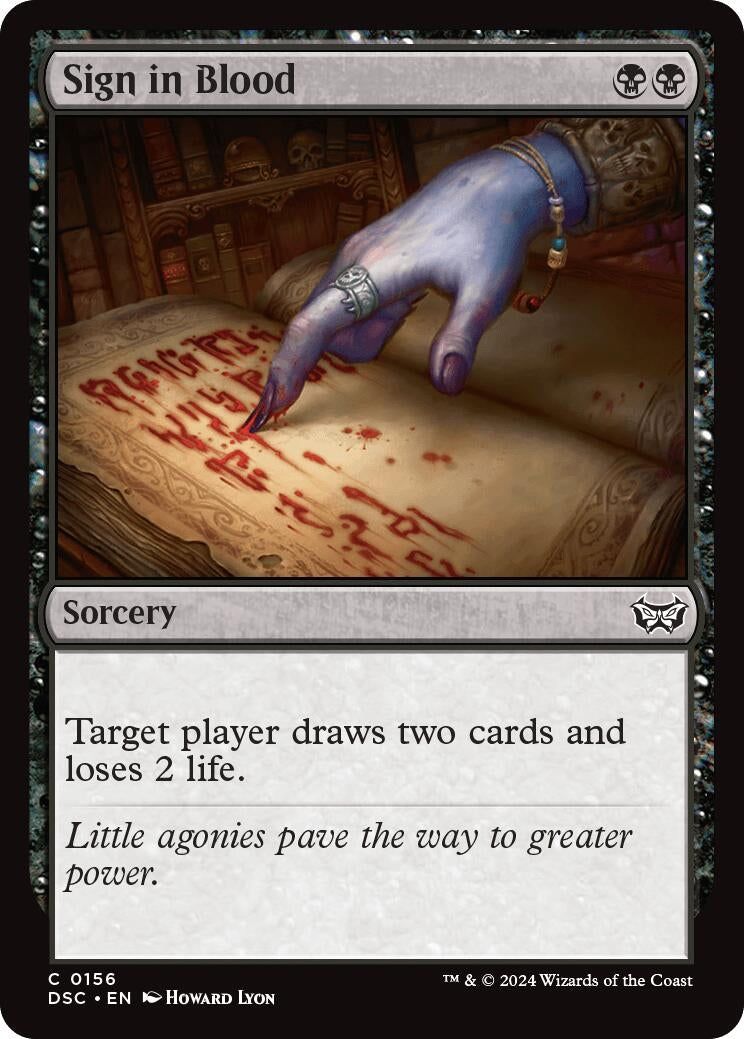 Sign in Blood (156) [CSK]