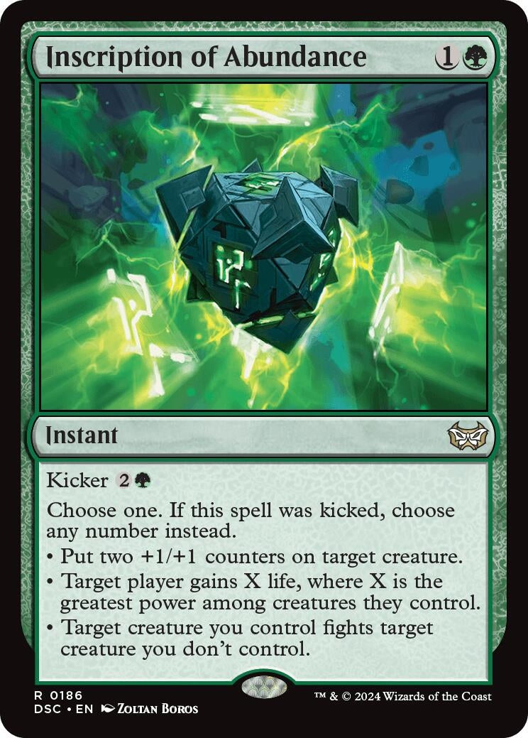 Inscription of Abundance (186) [CSK]