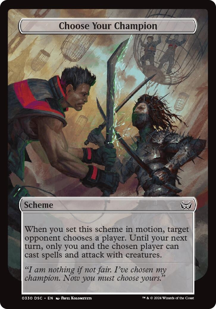 Choose Your Champion Full Art (330) [CSK]