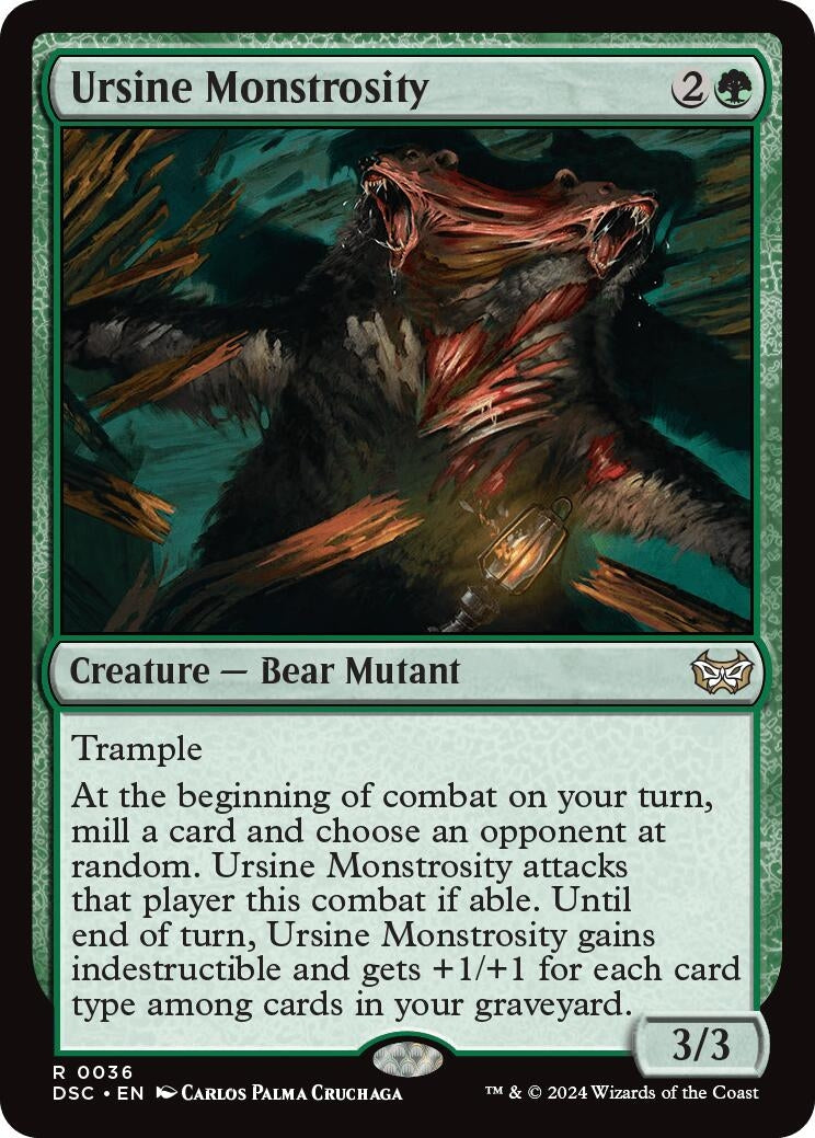 Ursine Monstrosity (36) [CSK]