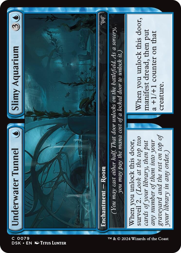 Underwater Tunnel Slimy Aquarium (79) [DSK]