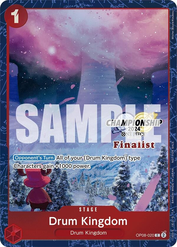 Drum Kingdom Championship 2024 Finalist Card Set (OP08-020) [OP-PR]