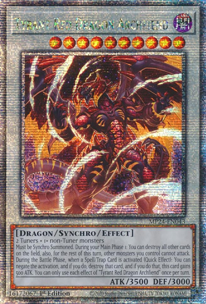 Tyrant Red Dragon Archfiend (MP24-EN043)