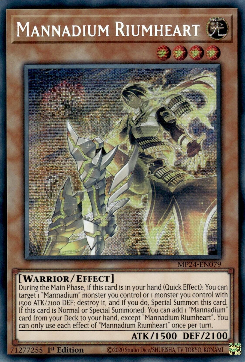 Mannadium Riumheart (MP24-EN079)