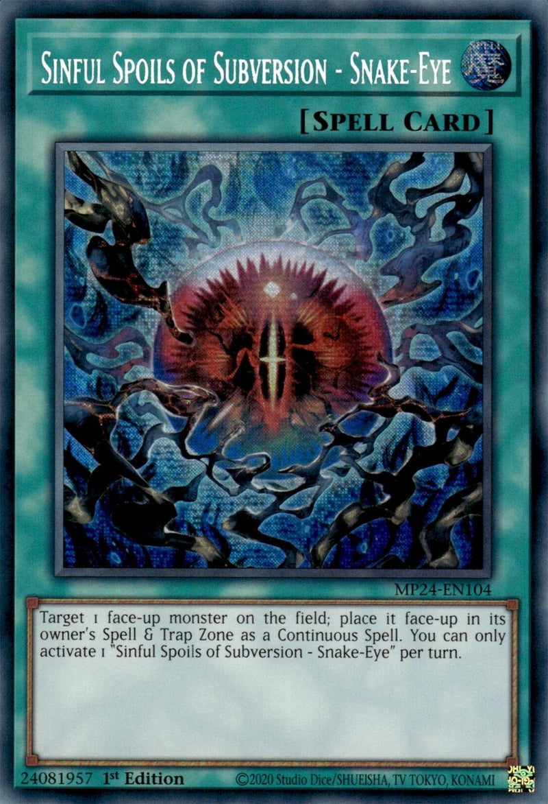 Sinful Spoils of Subversion Snake Eye (MP24-EN104)