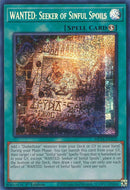 WANTED Seeker of Sinful Spoils (MP24-EN122)