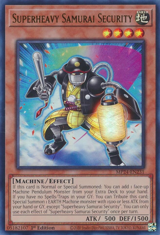 Superheavy Samurai Security (MP24-EN231)