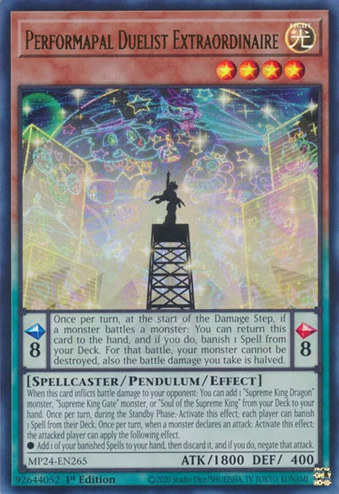 Performapal Duelist Extraordinaire (MP24-EN265)