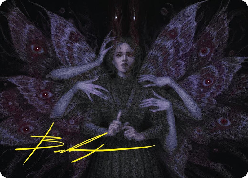 Demonic Counsel Art Card 7 54 Gold Stamped Signature S (7) [ASDSK]