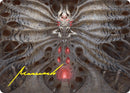 Valgavoth Terror Eater Art Card Gold Stamped Signature (10) [ASDSK]