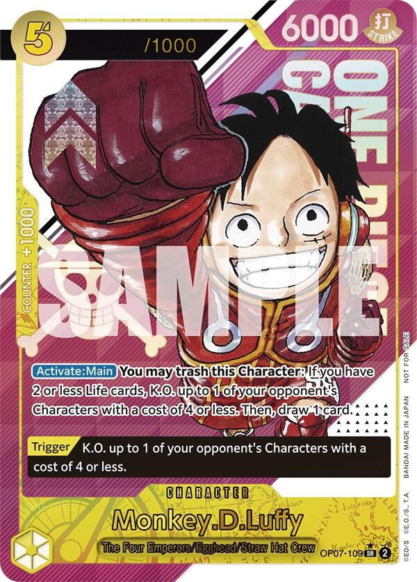 MonkeyDLuffy CS 2024 Event Pack (OP07-109) [OP-PR]