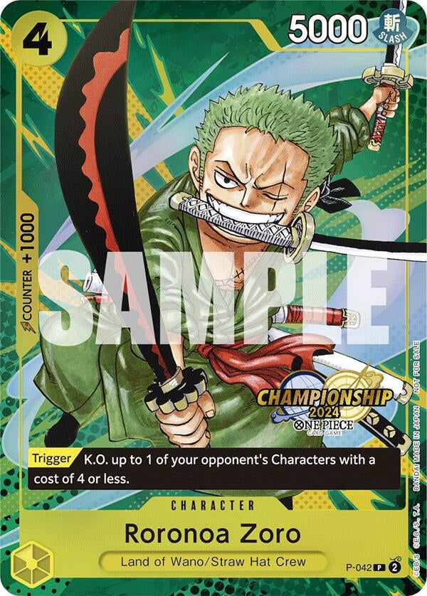 Roronoa Zoro CS 2024 Event Pack (P-042) [OP-PR]