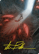 Fear My Authority Art Card Gold Stamped Signature (49) [ASDSK]