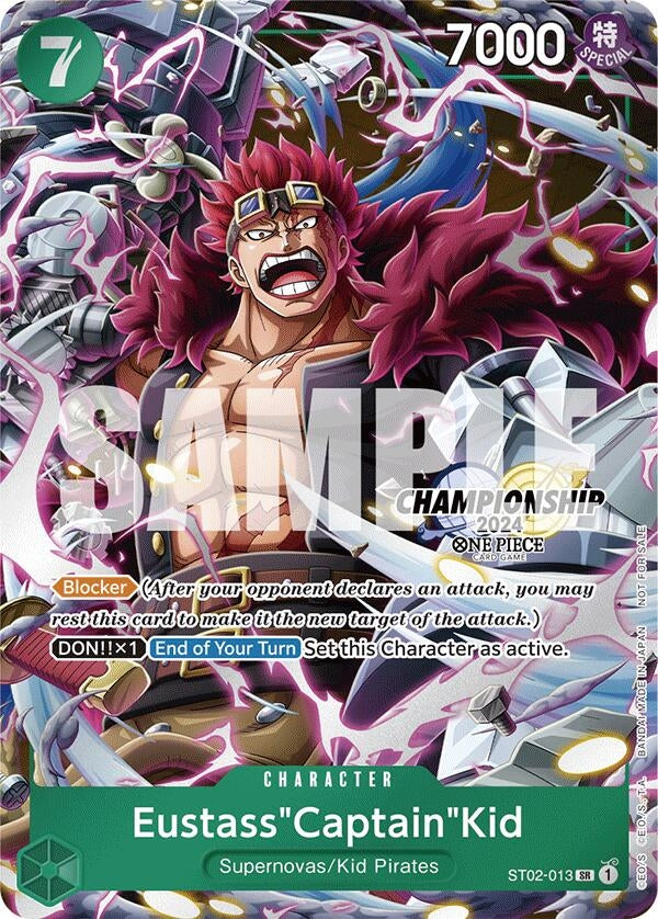 EustassCaptainKid CS 2024 Celebration Pack (ST02-013) [OP-PR]