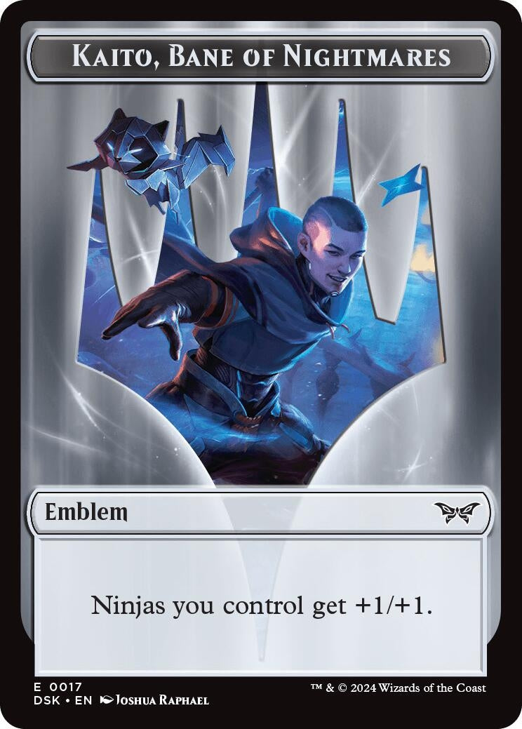 Emblem Kaito Bane of Nightmares Gremlin Double Sided Token (17 // 11) [DSK]