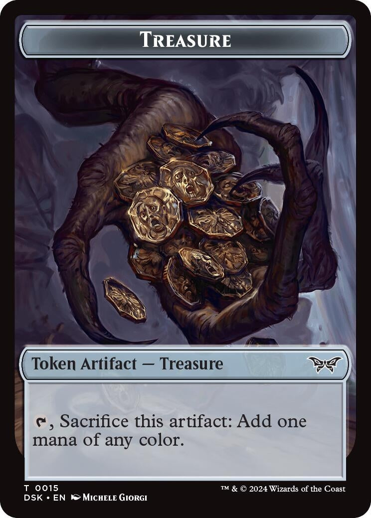 Treasure Copy Double Sided Token (15 // 1) [DSK]