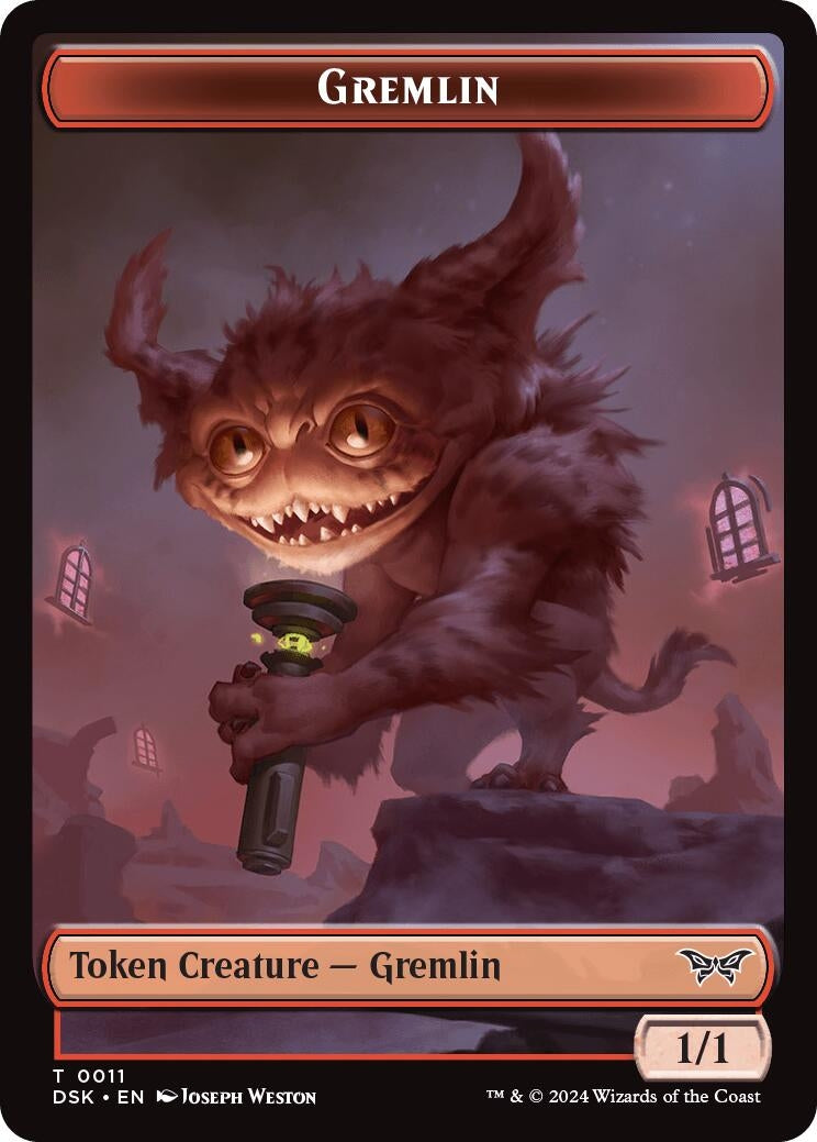 Gremlin Manifest Double Sided Token (11 // 18) [DSK]