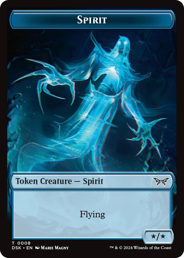 Spirit 8 Manifest Double Sided Token (8 // 18) [DSK]