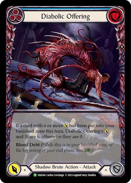 Image for Diabolic Offering - FAB164 [Flesh and Blood: Promo Cards]