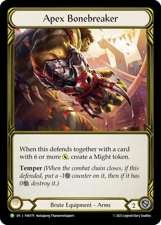 Image for Apex Bonebreaker - FAB179 [Flesh and Blood: Promo Cards]