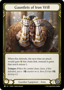 Image for Gauntlets of Iron Will - FAB181 [Flesh and Blood: Promo Cards]