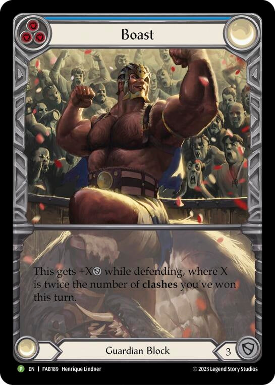 Image for Boast - FAB189 [Flesh and Blood: Promo Cards]