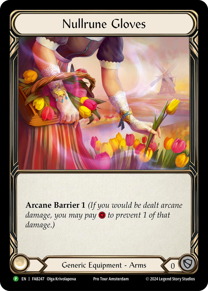 Image for Nullrune Gloves - FAB247 [Flesh and Blood: Promo Cards]