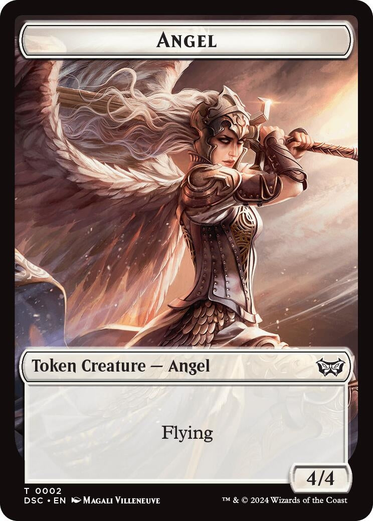 Angel Glimmer Double Sided Token (2 // 4) [CSK]