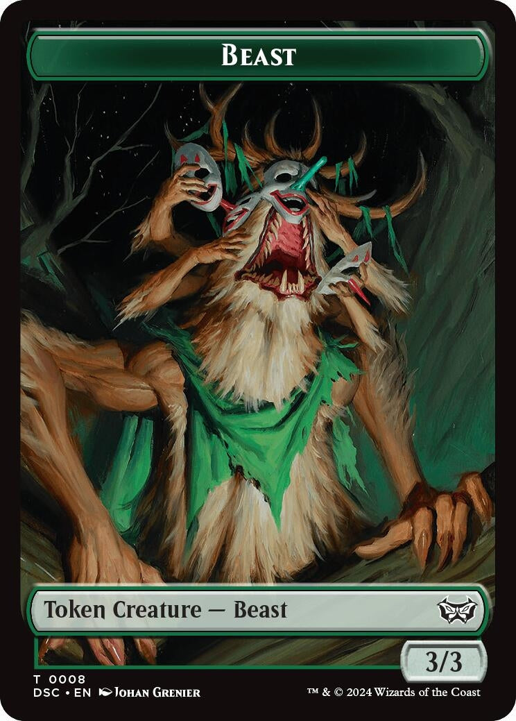 Beast Scarecrow Double Sided Token (8 // 23) [CSK]