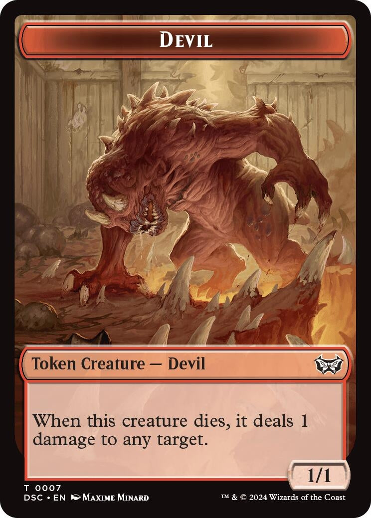 Devil Scarecrow Double Sided Token (7 // 23) [CSK]