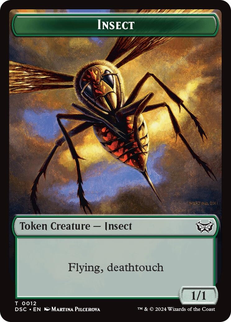 Insect 12 Ooze 13 Double Sided Token (12 // 13) [CSK]