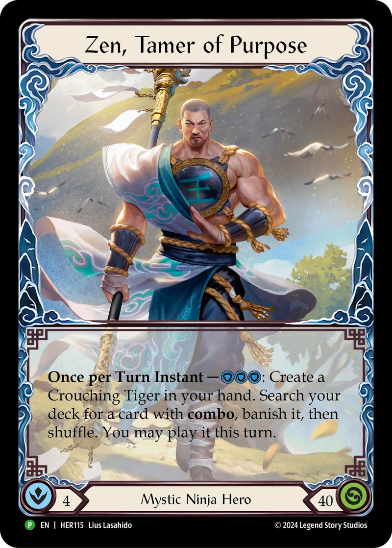 Image for Zen, Tamer of Purpose - HER115 [Flesh and Blood: Promo Cards]