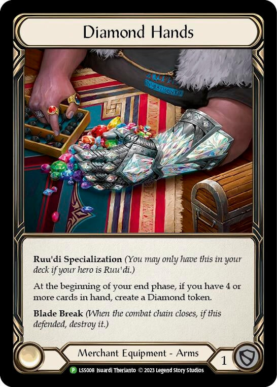 Image for Diamond Hands [Flesh and Blood: Promo Cards]