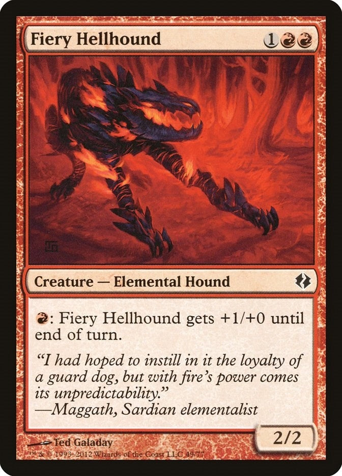 Fiery Hellhound (49) [DDI]