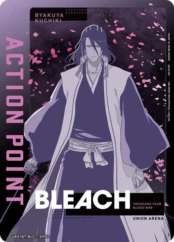 Action Point Card AP02 Byakuya Kuchiki (UE01BT/BLC-1-AP02) [UE01BT]