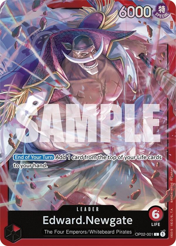 Edward.Newgate (OP02-001) (OP02-001) (Starter Deck 15: RED Edward.Newgate)