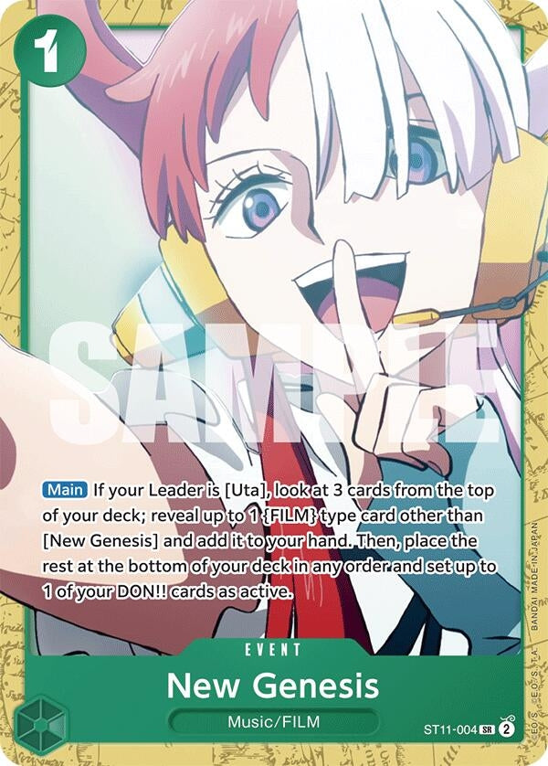 Image for New Genesis [Starter Deck 16: GREEN Uta]