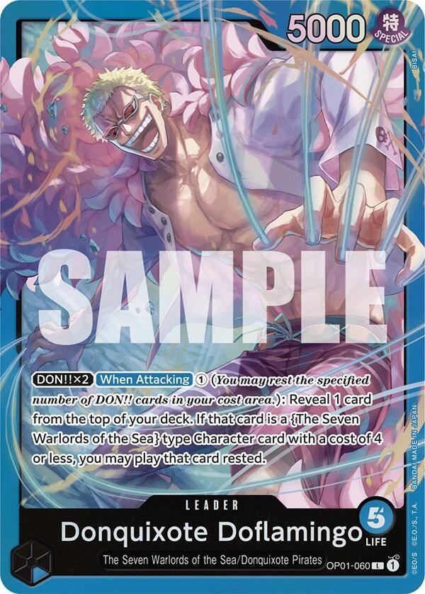 Donquixote Doflamingo (OP01-060) (OP01-060) (Starter Deck 17: BLUE Donquixote Doflamingo)