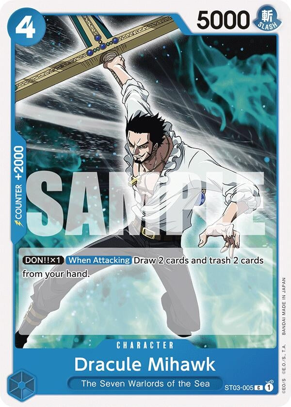 Image for Dracule Mihawk [Starter Deck 17: BLUE Donquixote Doflamingo]