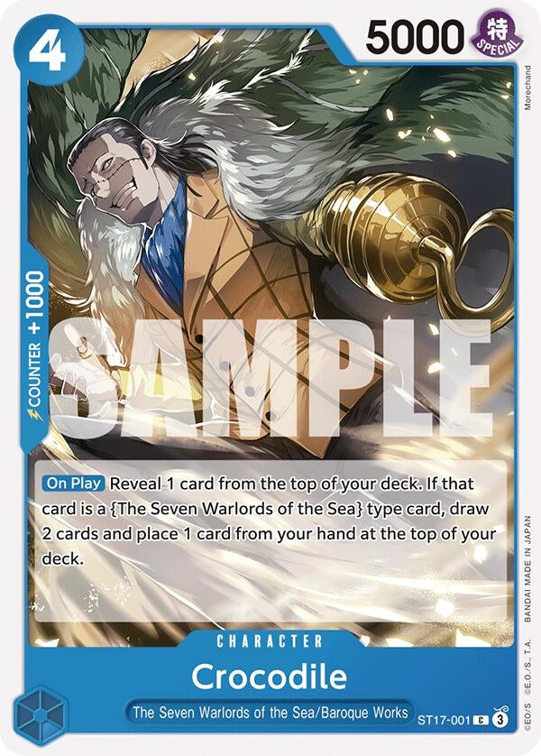 Image for Crocodile [Starter Deck 17: BLUE Donquixote Doflamingo]