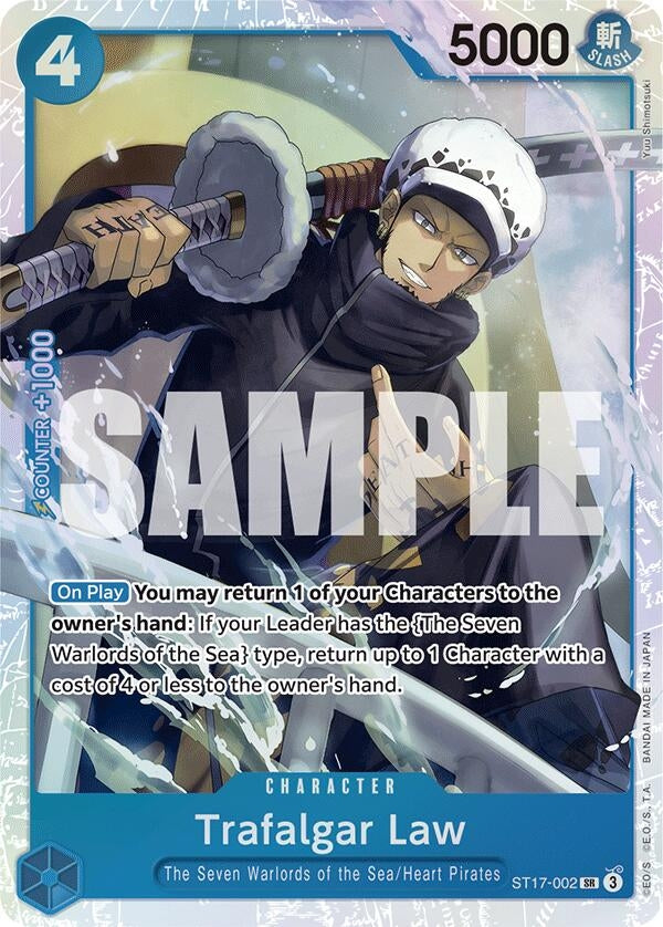 Image for Trafalgar Law (ST17-002) [Starter Deck 17: BLUE Donquixote Doflamingo]