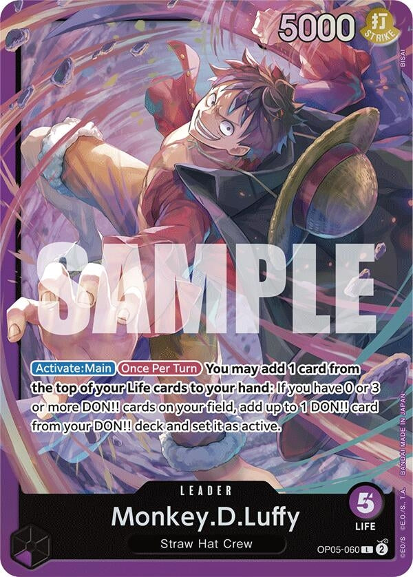 Image for Monkey.D.Luffy (OP05-060) [Starter Deck 18: PURPLE Monkey.D.Luffy]