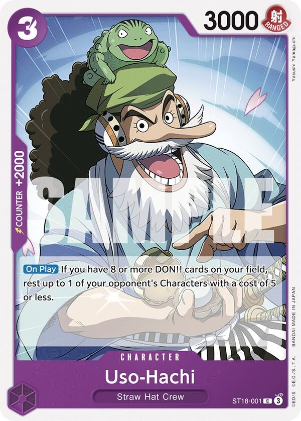 Image for Uso-Hachi (ST18-001) [Starter Deck 18: PURPLE Monkey.D.Luffy]