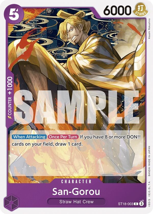 Image for San-Gorou [Starter Deck 18: PURPLE Monkey.D.Luffy]