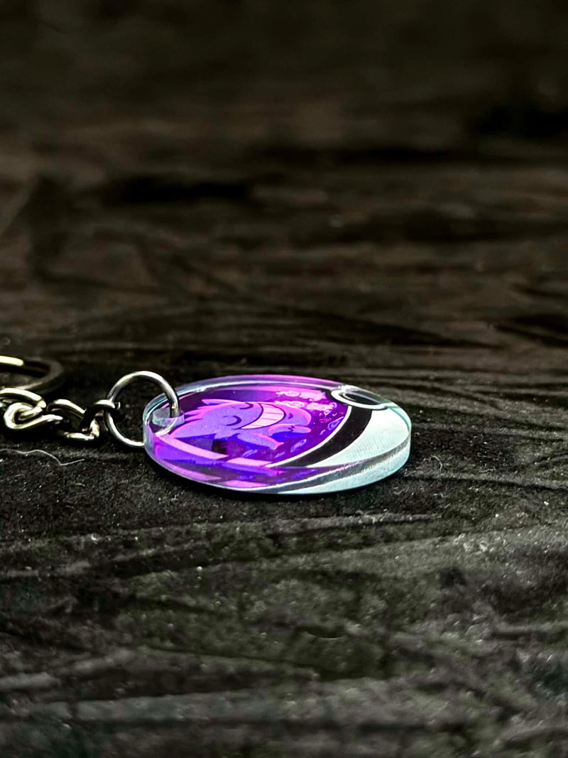 Gengar Pokeball Acrylic Keychain