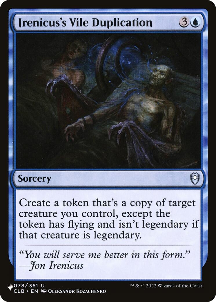 Image for Irenicus's Vile Duplication