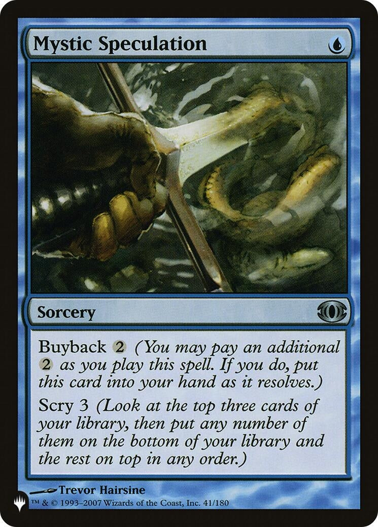 Image for Mystic Speculation