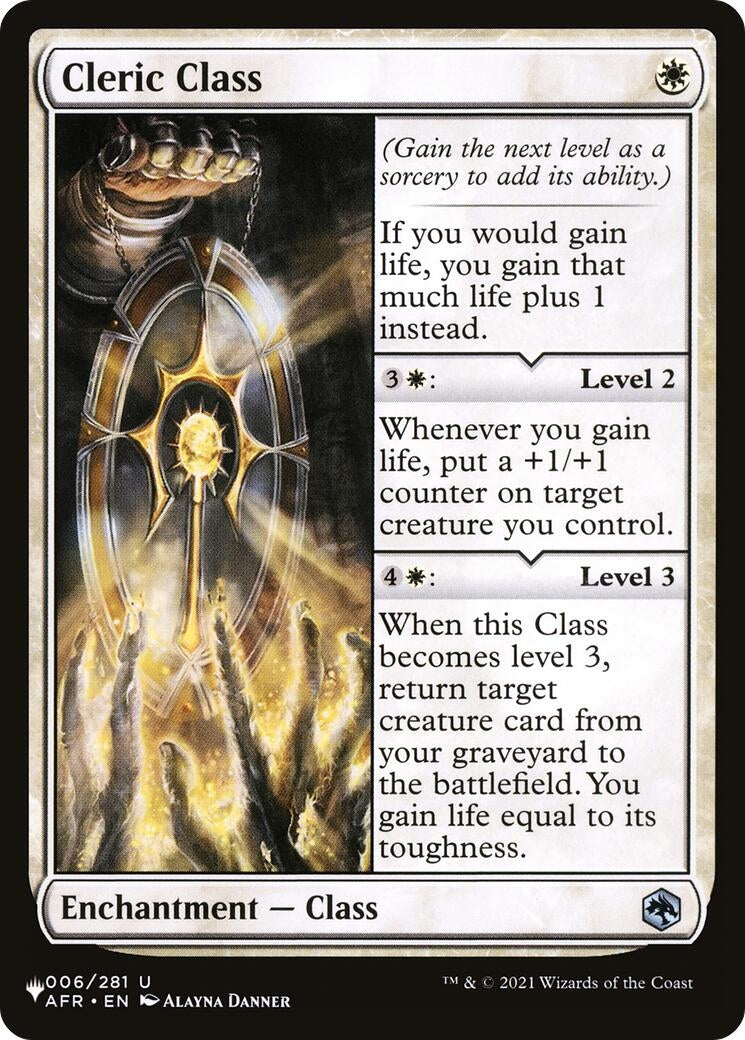 Image for Cleric Class